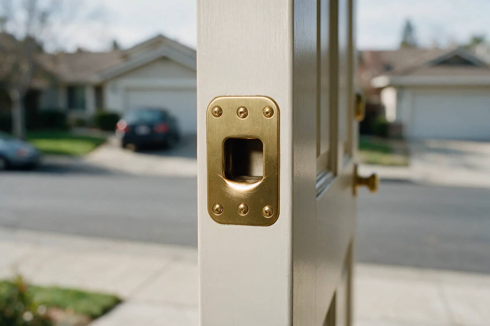The Bolt Misses the Strike on a Seventies Frame, and the Lock Is Not What Is Wrong