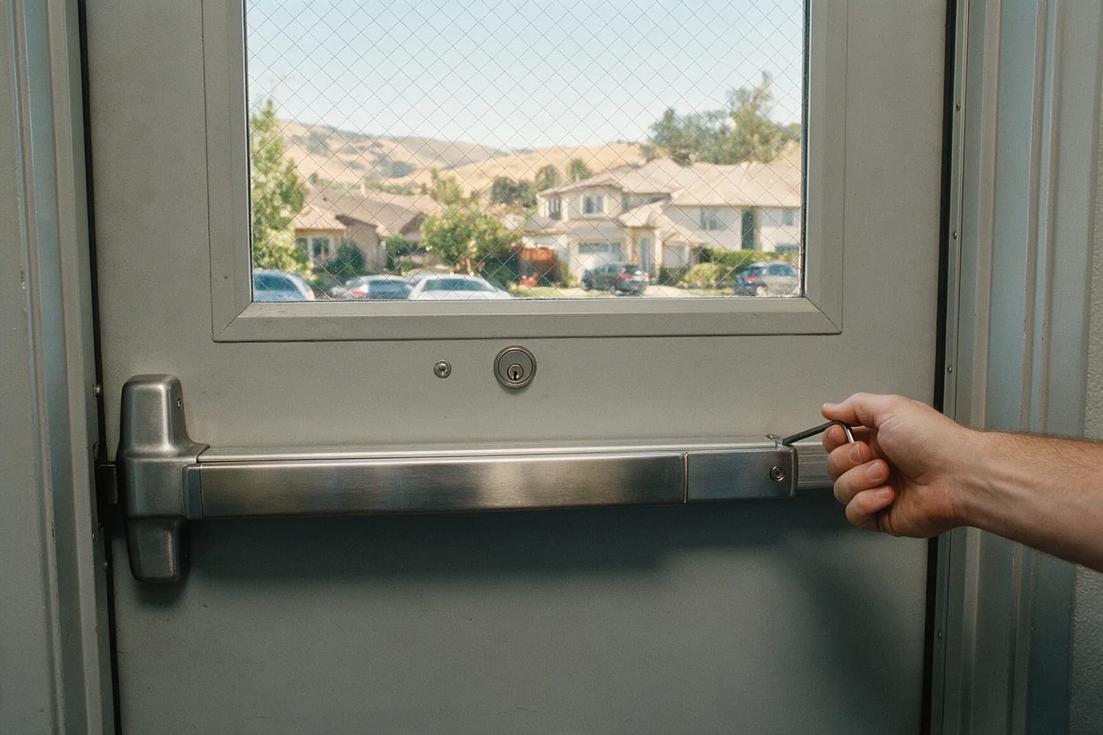 Panic Bars & Exit Devices in Pleasanton by Amador